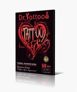 Carta Transfer Termica per Tatuaggi Dr Tattoo, Formato A5/A4, Prima nel Mondo, Qualità Fotografica, Accessori per Trucco Permanente - Product Image 3