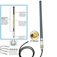 Antenne extérieure omnidirectionnelle en fibre de verre FRP IP67 5dBi à gain élevé 433 470 510 868 915 MHz, type N, pour station de base Lora LPWAN IoT