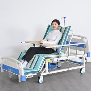 Tempat tidur perawat rumah tangga multifungsi, pasien dinonaktifkan 5 fungsi Manual untuk merawat rumah sakit dengan Bedpan - Product Image 2