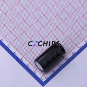 Condensateur électrolytique en aluminium à montage traversant 400BXW100MEFR16X30, D16xL30mm 100uF 20% 400V 1.598A-100kHz - Product Image 2