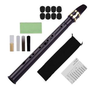 Mini Sassofono Tascabile a 8 Fori in ABS con Bocchino Alto, Legatura, Ance, Cuscinetti, Tabelle delle Note, Panno per la Pulizia, Borsa per il Trasporto - Product Image 5