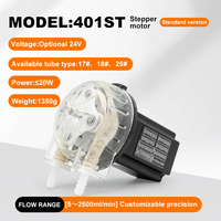 Pompe doseuse péristaltique LEFOO à entretien facile 24V DC 2050ml/min, petite pompe péristaltique pour la distribution de sirop