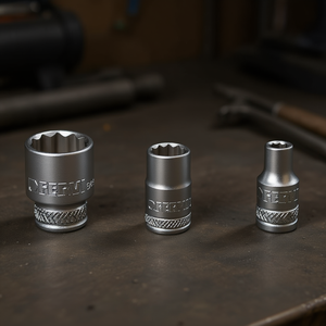 Fervi Polygonal <b>Socket</b> Wrench Normal Series 12 Point Chrome Vanadium Steel - Product Image 3