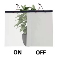 Película de ventana electrónica autoadhesiva, Protección de Privacidad mágica conmutable, ventanas de vidrio Pdlc inteligentes para banco, supermercado, Oficina