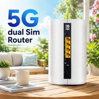 Routeur 5G personnalisé avec emplacement pour carte SIM, OpenWrt, Wi-Fi sans fil 2,4G/5,8G, modem routeur 4G/5G LTE avec double carte SIM, routeurs Mesh
