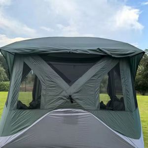 Tente de observation des oiseaux portable d'extérieur en tissu Oxford, à ouverture rapide, coupe-vent, camouflage de terrain, pour plusieurs personnes, loisirs et camping - Product Image 2