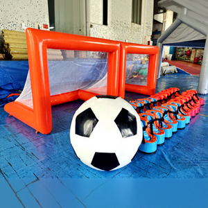 Divertido Juego de Fútbol Inflable para Niños y Adultos, Equipo Deportivo para Actividades al Aire Libre, Zapato de Fútbol Inflable de PVC, Balón de Fútbol, Color Personalizado - Product Image 1