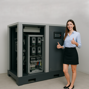无油涡旋螺杆式空气压缩机 22-50HP 30-37KW 工业电机和发动机 - Product Image 3