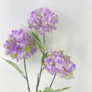 <b>Artificial</b> <b>Hydrangea</b> Bouquet Silk Flower High Simulation Wedding Home Decor Photography Props - Product Image 4