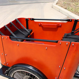 トロリー貨物スウェーデン電動カーゴバイクオランダ3輪ファミリーカーゴバイクBakfietトレーラーEカーゴバイク - Product Image 3