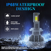 BB1741 Phare LED de voiture T12 H4 H7 H11 H8 9005 9006 Lumière blanche constante Adaptation universelle Conduite de nuit Sortie lumineuse intense Sortie d'usine