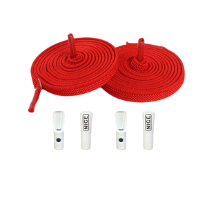 Lacets plats élastiques sans nœuds, colorés, 0,6 cm de large, lacets paresseux à verrouillage rapide sans attaches pour baskets, sport, enfants et adultes - Product Image 3