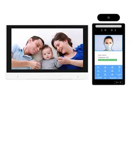 رشاش شاشة فيديو داخلية 7 بوصة POE WiFi شاشة تعمل باللمس وحدة أمن منزلية داخلية عالية الدقة نظام فيديو داخلي ذو اتجاهين