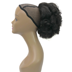 Nouveautés Volume Bouffant Manchette Crépus Frisés Ombrés Élastiques à Cordon Courtes Tresses Ponytails pour Enfants Pièce de Cheveux - Product Image 2