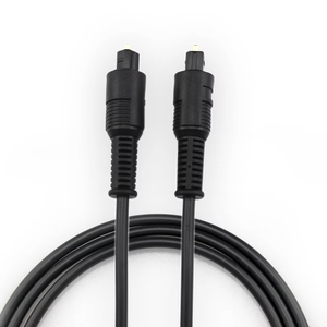 Cabo De Áudio <span class=keywords><strong>Digital</strong></span> Óptico 10FT, Fibra Óptica Fina Toslink Banhado A Ouro Cabo S/PDIF Óptico para Home Theater, Barra De Som, TV, <span class=keywords><strong>PS4</strong></span> - Product Image 1