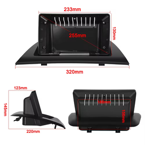 Kit de Instalación Dedicado X3, Marco de Plástico 2DIN de 9 Pulgadas, Soporte de Modificación de Estéreo para Auto B-M-W 2006-2010 - Product Image 3