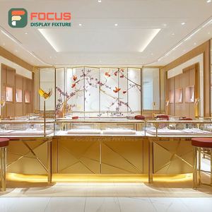 Sistema de Exhibición para Joyería de Lujo, Mostrador de Centro Comercial con Acabado Laminado - Product Image 5