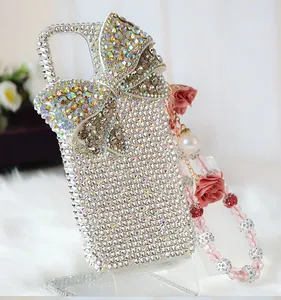 คริสตัลเพชรโบว์ข้อมือเคสโทรศัพท์ Phonecrystals สําหรับซัมซุงหมายเหตุ 20 Ultra 7 8 Plus X Max XR Samsung Gala - Product Image 6