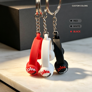 Llavero de Silicona Personalizado con Mosquetón, Diseño de Dibujos Animados, Impresión UV, Regalo Promocional - Product Image 6