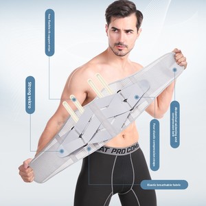 Cinturón de Soporte <span class=keywords><strong>Lumbar</strong></span> Transpirable <span class=keywords><strong>para</strong></span> Hernia Discal, <span class=keywords><strong>Faja</strong></span> de Cintura <span class=keywords><strong>para</strong></span> Fitness, Levantamiento de Pesas, Sentadillas, Peso Muerto, <span class=keywords><strong>para</strong></span> Hombres y Mujeres, OEM ODM - Product Image 3
