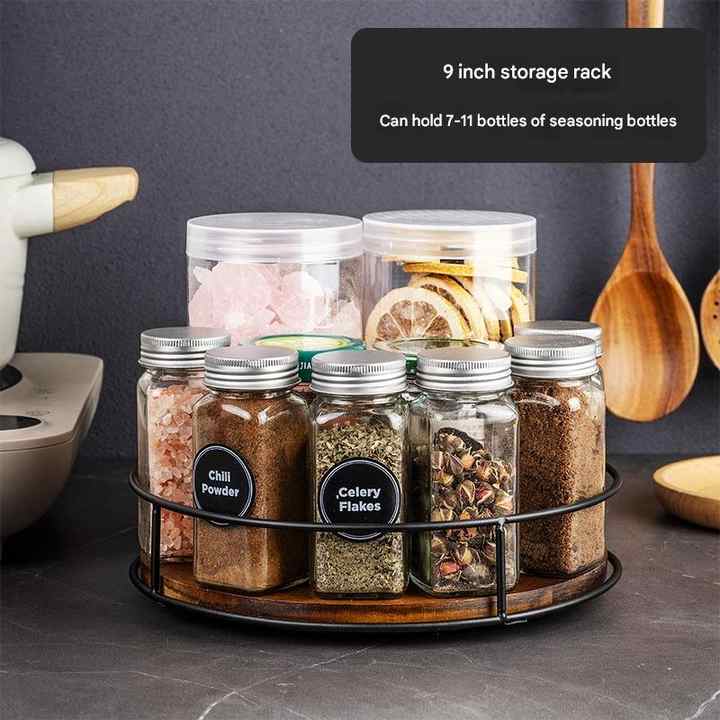 Acacia Wood Storage Rack Steel Side Clutter Organizer Table Cabinet ...