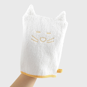 Gants de bain pour enfants gants de toilette éponge animaux mignons gants de bain pour bambins nouveau-né coton éponge pour bébé gants de bain pour le corps - Product Image 3