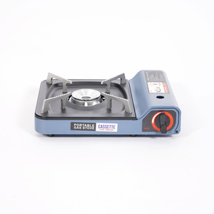 Réchaud à <span class=keywords><strong>gaz</strong></span> portable écologique pour <span class=keywords><strong>camping</strong></span> randonnée allumage coupe-vent éclairage continu accessoires de réchaud de <span class=keywords><strong>camping</strong></span> bleu - Product Image 3