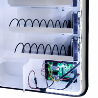 Mini distributeur automatique mural de cils avec paiement par code QR et gestion basée sur le cloud, compatible SDK