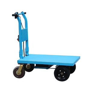 รถเข็นสวนไฟฟ้า 4 ล้อ แบบมีแท่นวาง <span class=keywords><strong>ยาง</strong></span>ลม รับน้ำหนักได้ 800 กก. พร้อมล้อเลื่อน รับประกัน 1 ปี - Product Image 6