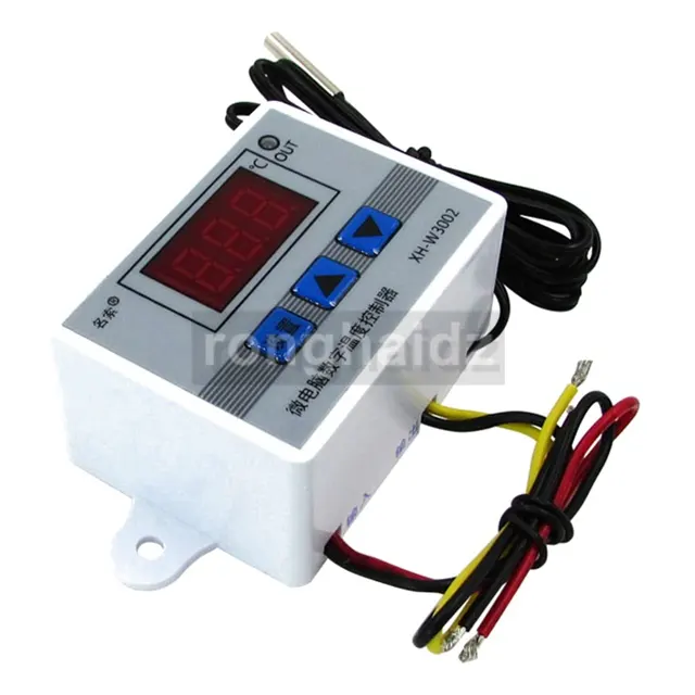 AC 220V 110V-220V DC 12V 24V LED Digital Thermoregulator Thermostat Control Switch Meter 10A Temperature Controller XH-W3002