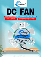 Ventilateur de refroidissement DC transparent sans cadre haute vitesse, ventilateur axial compact pour boîtier PC, routeur, équipement électronique, usine OEM