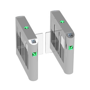 SS304 otomatik küçük salıncak turnike bariyeri kapı yayaları erişim kontrol kapısı güvenlik erişim QR kod okuyucu turnike - Product Image 3