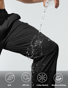 <span class=keywords><strong>Pantaloni</strong></span> Estivi Leggeri ad Asciugatura Rapida per Uomo - Impermeabili e Protettivi dai Raggi Solari, <span class=keywords><strong>Pantaloni</strong></span> Casual da Lavoro per Esterni - Product Image 5