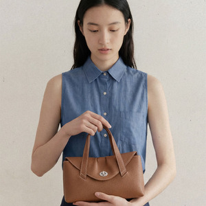 Bolso Tote de Cuero Genuino de Grano Completo para Mujer, Bolso Cruzado con Asa Superior para el Trabajo y el Desplazamiento - Product Image 1