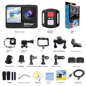 Nguồn Nhà Máy 5K HD CMOS Thể Thao Máy Ảnh 10x-20X Zoom Quang Học Góc Rộng Chống Rung Mini Lái Xe Ghi Âm Cho Dưới Nước - Product Image 5