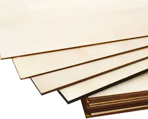 Plywood Boards 3mm Factory Wholesale Price Basswood Board For Laser Engraving Die Board Poplar Craft Laser Cut Plywood