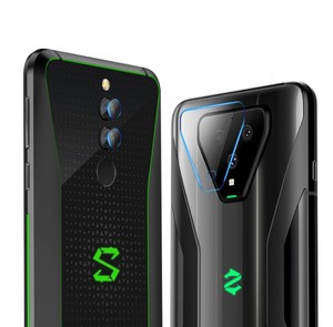 อุปกรณ์ป้องกันเลนส์กล้องทำจากกระจกนิรภัย,อุปกรณ์ป้องกันเลนสำหรับ Xiaomi Mi Black Shark <span class=keywords><strong>Helo</strong></span> 2 3 Pocophone F1สีดำ Shark 4 Pro - Product Image 1