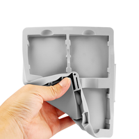 Boîte de protection magnétique doublée de silicone 8-en-1 pour boîte de rangement de cartouche de jeu GBC/GB pour Gameboy Color