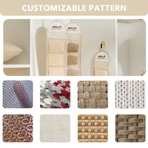 Organisateur de placard suspendu sur mesure, grande taille, double face, avec poches de rangement pour sous-vêtements et grilles en maille - Product Image 6