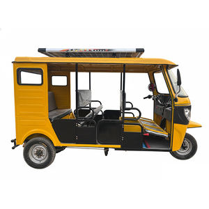 Gesloten cabine 150cc 200cc elektrische meerpersoons transportvoertuig voor stedelijk en landelijk gebruik passagiersdriewieler - Product Image 1