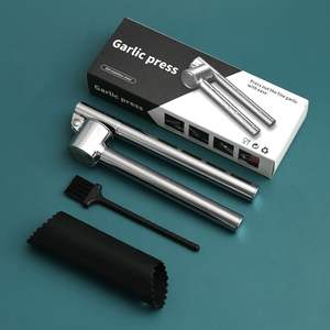 Presse-<span class=keywords><strong>ail</strong></span> en acier inoxydable 304 avec boîte de broyage amovible, <span class=keywords><strong>tête</strong></span> de presse en alliage de zinc robuste pour un nettoyage facile - Product Image 6