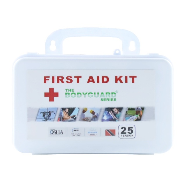 Durable Plastic Medical Backpack Bag Hand-Held Large-Capacity First Aid Emergency Box Set for 10 25 50 People Capacity