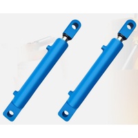 Cylindres hydrauliques à double effet personnalisés en usine avec surface chromée dure pour compacteur de camion à ordures