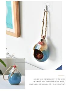 نبات جوت عصاري حبل ، زارع معلق ، زهرية زهور الديك الإبداعية المثبتة على الحائط (النبات غير مشمول) - Product Image 5