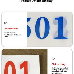 Dossards numérotés personnalisés pour athlètes de marathon, adaptés à l'âge, en Tyvek imperméable, avec logo personnalisé pour - Product Image 4