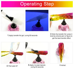 Nail Art Starry Sky <b>Sticker</b> <b>Transfer</b> Foil Gel Nail UV Gel Polish - Product Image 4