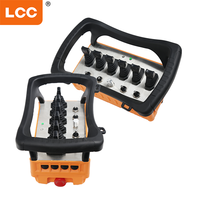 Kit de télécommande hydraulique sans fil LCC, télécommande radio industrielle à 6 joysticks pour machines forestières hydrauliques