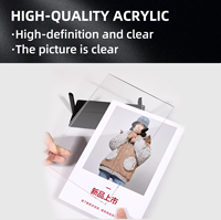 Support de présentation publicitaire sur pied en métal A4 A5 pour table ou sol, idéal pour affiches et menus, faible MOQ, vente en gros