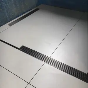 Jinhaoli Brass Rectangle 6*60cm Floor Drain Technology Wholesale Price Shower Floor Drain Saso
