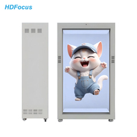 Caja de Exhibición Holográfica de 65, 75 y 86 Pulgadas, Vitrina LCD Transparente 3D, Kiosco Digital con Figura Humana de Tamaño Real para Escaparates de Boutiques de Lujo